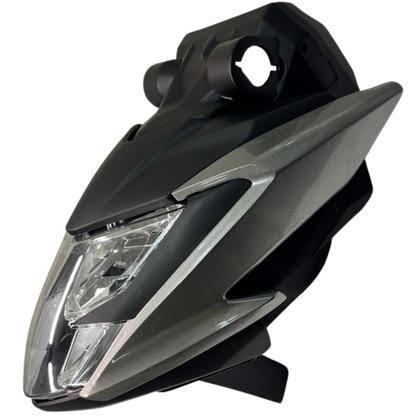 FAROL COMPL.C/CAR/LAT/INT.H4 MOD.CBF300 25 ADAPT.TITAN 160 19 PRATA MET-NAO OR.