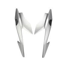 CARENAGEM LAT.DO FAROL COMP.TITAN 160 2019 EX PRATA METALICO ED. ESP- NAO ORIG.