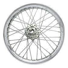 RODA MONTADA DIANTERIA A DISCO CROMADA CG 125/150/160