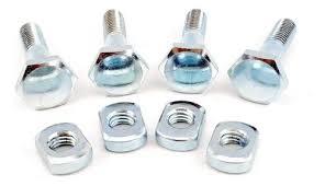 PARAFUSO E PORCA COROA (KIT 4PECAS) YBR 125 00-08/
