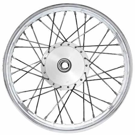 RODA MONTADA DIANTEIRA YBR FACTOR LONA CROMADA