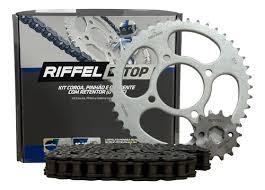 KIT RIVA 150 (11-16) 43Z X 14Z C/ CORRENTE 428H X 120L - TITANIUM (1045)