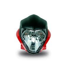 FAROL COMPL.C/CAREN E LATERAIS CB 300 09 A 12 E 14 A 15 VERM - NAO ORIGINAL
