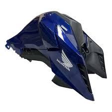 KIT CARENAGEM DO TANQUE COMPL. COMPAT. FAN 160 2025 AZUL PEROL.-NAO ORIG.