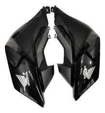 KIT CARENAGEM DO TANQUE COMPL. COMPAT. - FAN 160 2025/26 PRETO MET.-NAO ORIG.