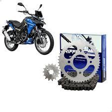 KIT NH 190 (20-24) 47Z X 15Z C/ CORRENTE 428H X 134L - TITANIUM (1045)