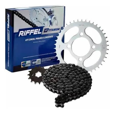 KIT FACTOR 150 (16-25) 39Z X 14Z C/CORRENTE 428H X 124L - TITANIUM (1045)