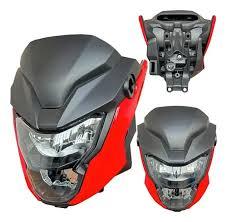 FAROL COM LED COMPL.C/CAR.E LAT.E INT. COMP. TITAN 160 2025- VERM. PER-NAO ORIG.
