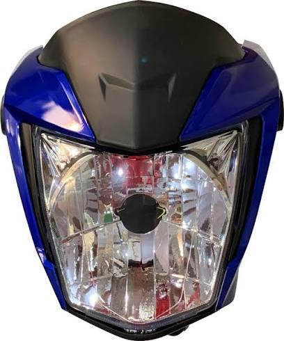 FAROL COMPL. C/ CAR. E LAT. TITAN 160 EX 2024 AZUL PEROLIZADO - NAO ORIGINAL