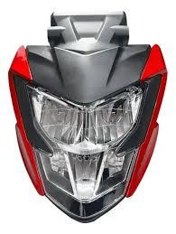 FAROL COM LED C/CAR.E LAT.TPA INST. COMPAT.CB 300 2023 A 2024 - VERM. NAO ORIG.