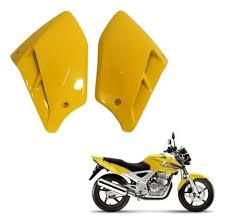 PROTETOR DE TANQUE(PAR)COMPATIVEL A CBX 250 S/AD.2007 AMARELO NAO ORIG.