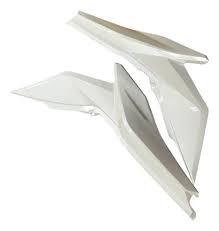 RABETA LATERAL COMPATIVEL CB 250 TWISTER 17 19 E 2022 BRANCO (NAO ORIG.)