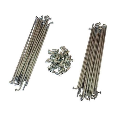 RAIO DIANTEIRO CROMADO 4MM YBR 125 ED 00/08 FACTOR 125 08 DISCO
