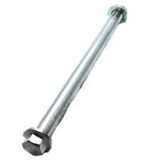 EIXO RODA DIANTEIRA C/PORCA YBR 125 FACTOR 09-16/ FAZER 150 14-16