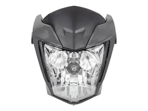 FAROL COMPL. C/ CAR. E LAT. TITAN 160 EX 2024 CINZA FOSCO MET.- NAO ORIGINAL