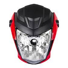 FAROL COMPL. C/ CAREN. COMPAT. A MOTO FAN 160 2022 A 2024 VERMELHO - NAO ORIG.