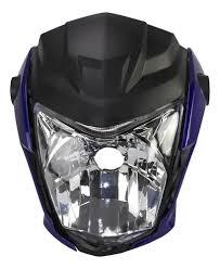 FAROL COMPL. C/ CAREN. COMPAT. A MOTO FAN 160 2022 AZUL PEROLIZADO -NAO ORIG.