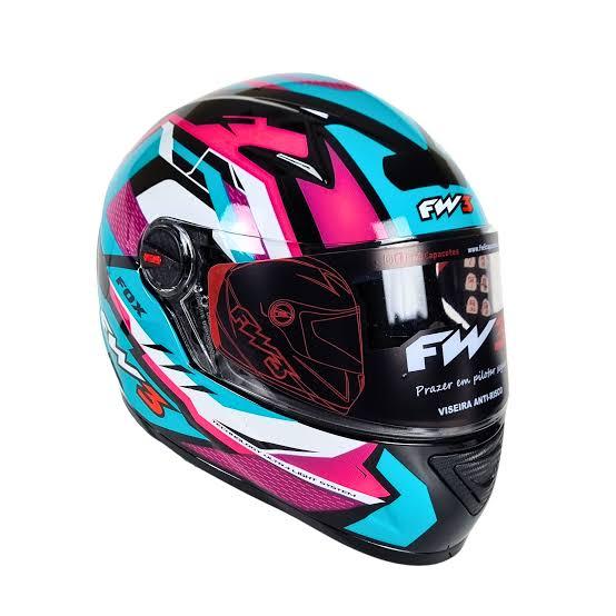 GTX FOX AZUL TIFANNY C/ ROSA E BRANCO TAM 56 COD 9510556
