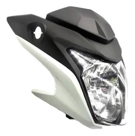 FAROL COMPAT.C/CAREN/LAT./CAPA DE PAINEL CB 250 TWISTER 17 E 22 BRANCO. N. ORIG.