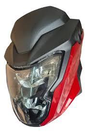 FAROL COM LED COMPL.C/CAR.E LAT E INT.COMPAT.FAN 160 2025- VERM.PEROL- NAO ORIG.