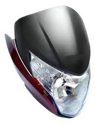 KIT BLOCO OTICO + CARENAGEM + LATERAIS TITAN 150 -FLEX 11/12 VERMELHO METALICO