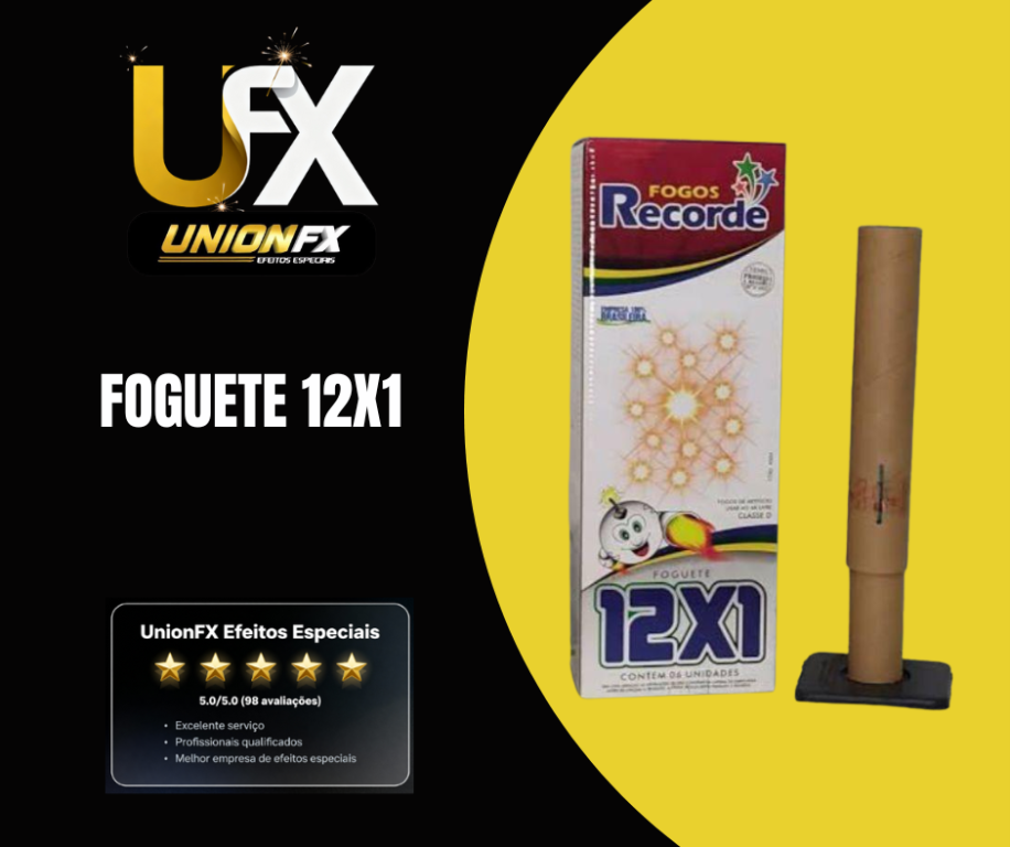 FOGUETE 12X1 TIROS