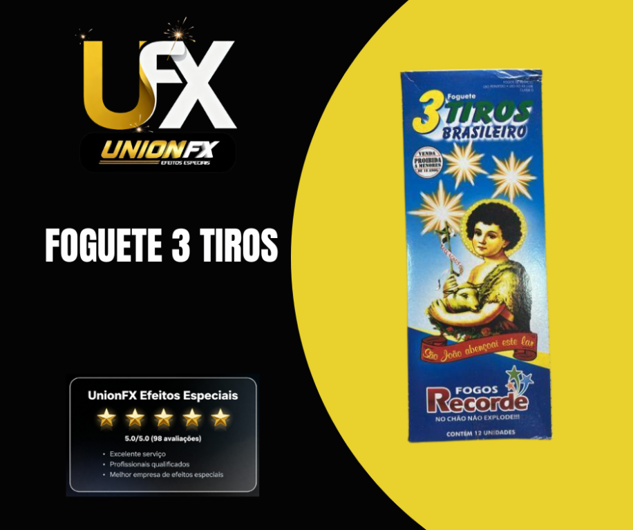 FOGUETE 3 TIROS