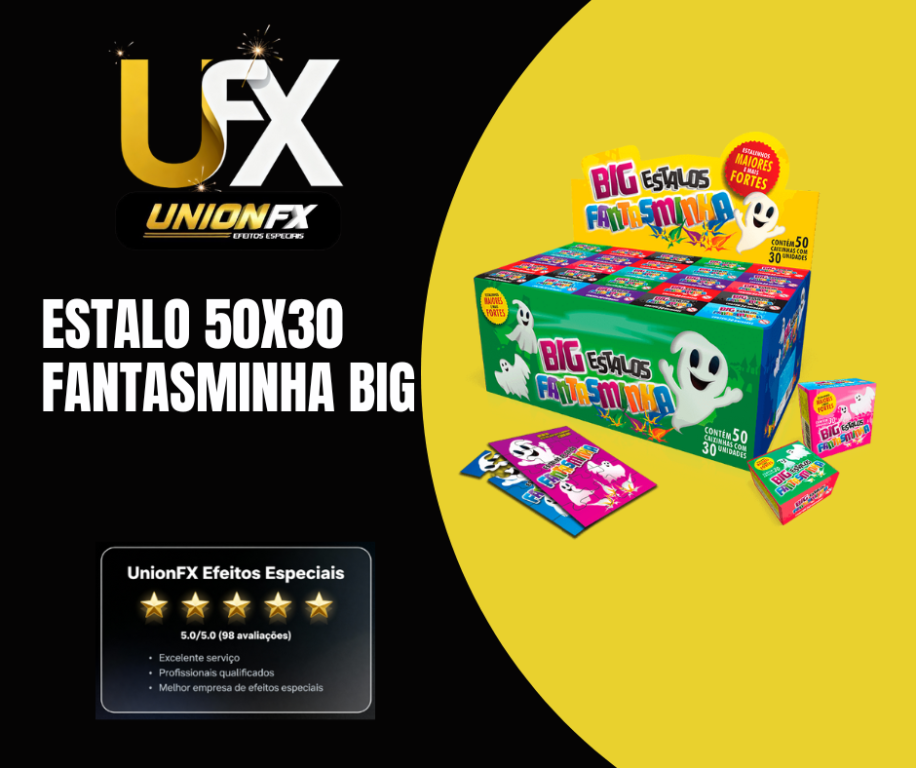 ESTALO 50X30 FANTASMINHA BIG