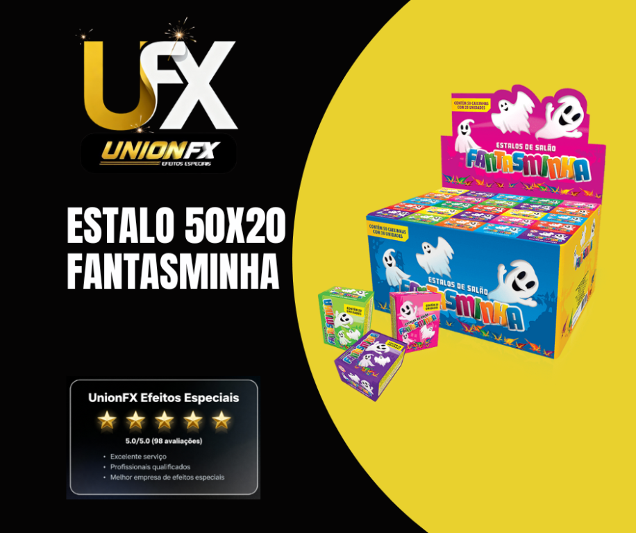 ESTALO 50X20 FANTASMINHA