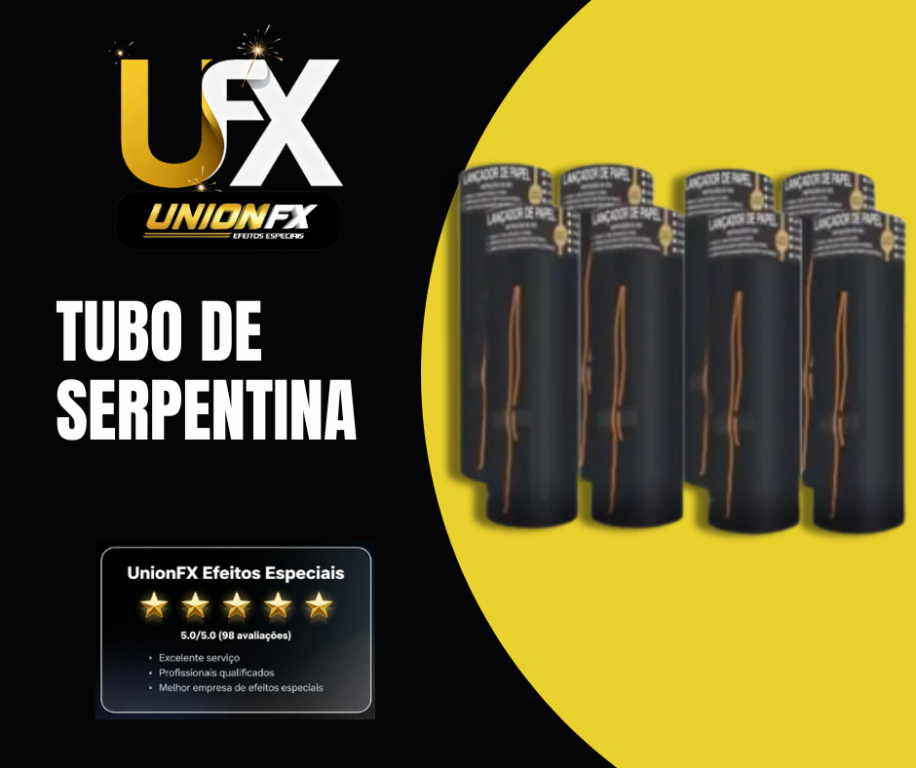 TUBO PAPEL SERPENTINA COLOR PREMIUM