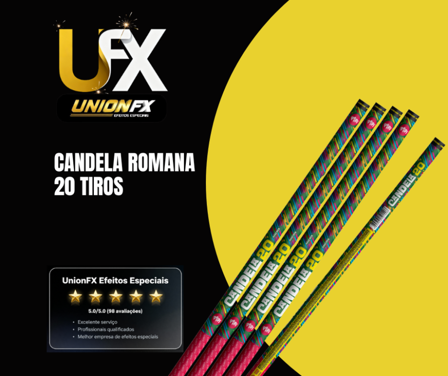 CANDELA ROMANA 20 TIROS