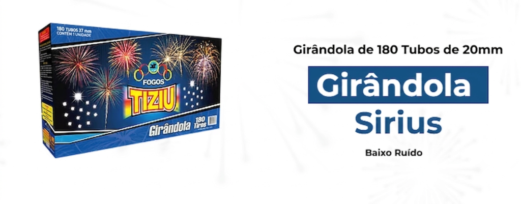 GIRANDOLA SIRIUS 180 - BAIXO RUIDO