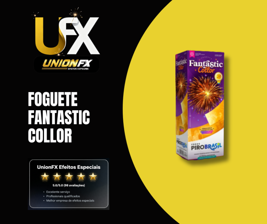 FOGUETE COLORIDO FANTASTIC COLOR