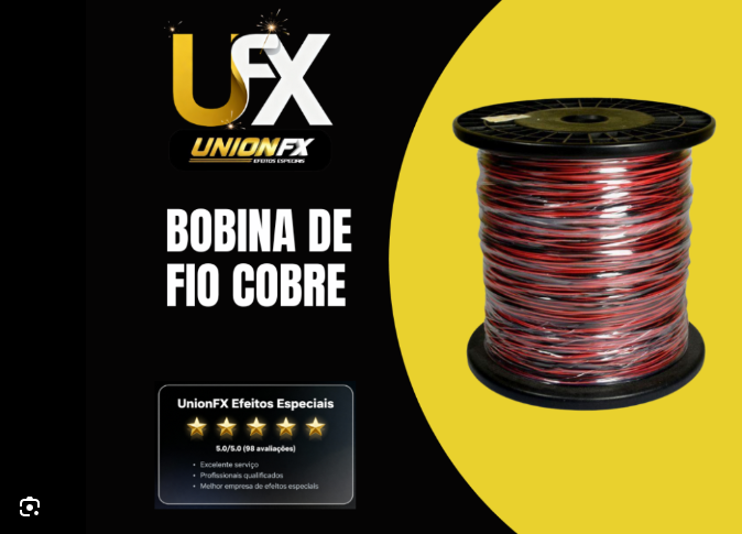 BOBINA DE FIO JUMPER 100% COBRE 200 MT