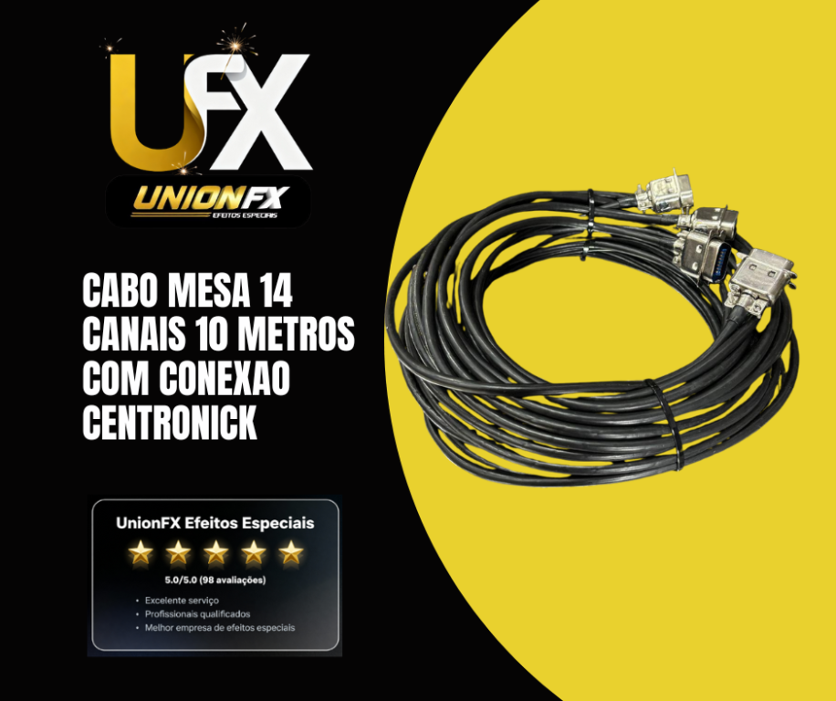 CABO MESA 14 CANAIS 10 METROS COM CONEXAO CENTRONICK