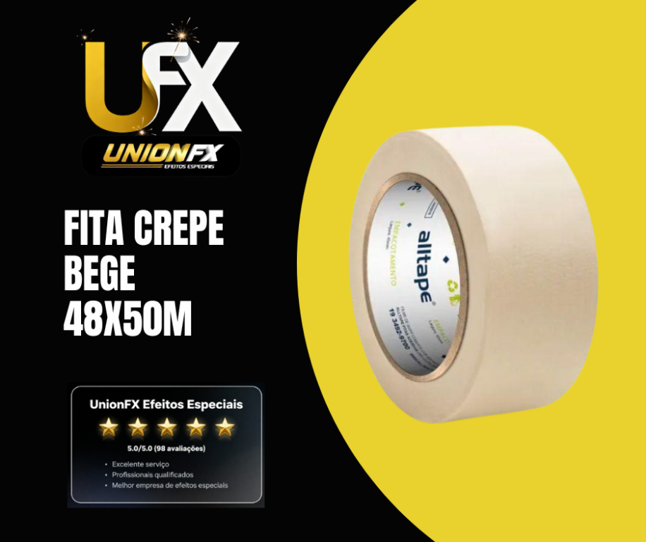 FITA CREPE 48MM X 50M BRANCA