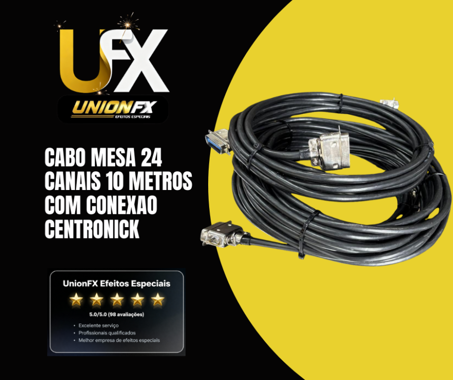 CABO MESA 24 CANAIS 10 METROS COM CONEXAO CENTRONICK
