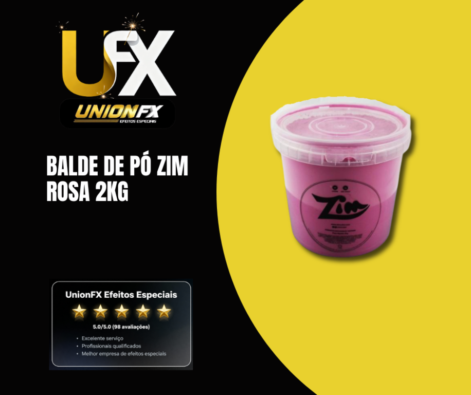 BALDE DE PÓ ZIM ROSA 2KG