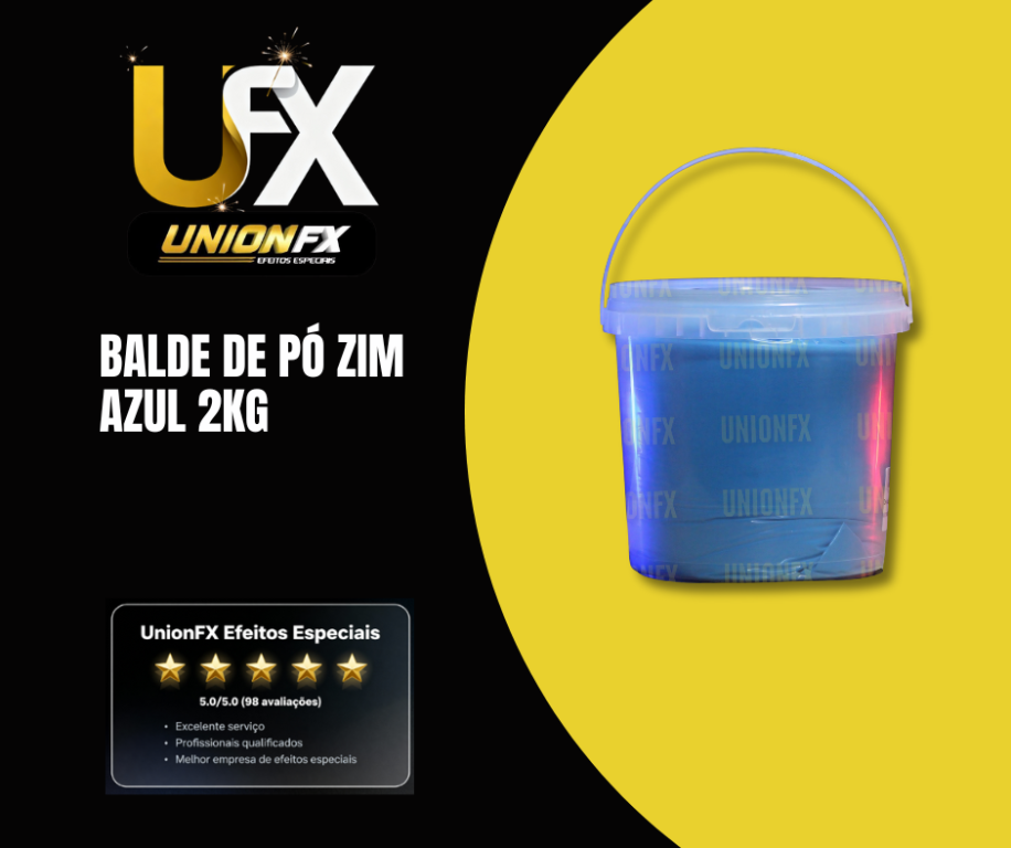 BALDE DE PÓ ZIM AZUL 2KG
