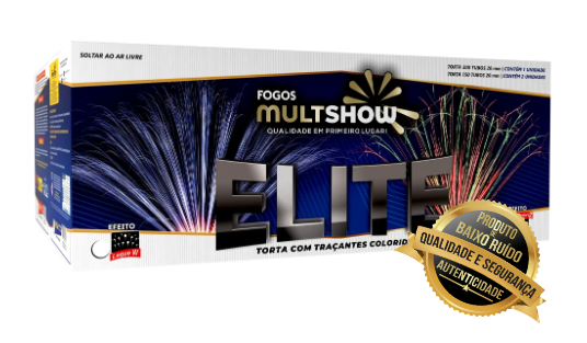 TORTA METRALHADORA 300 TUBOS COMETA SHOW DE CORES (MULTISHOW)