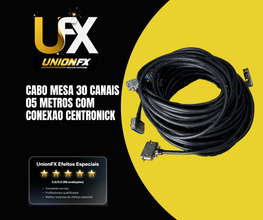 CABO MESA 30 CANAIS 05 METROS COM CONEXAO CENTRONICK