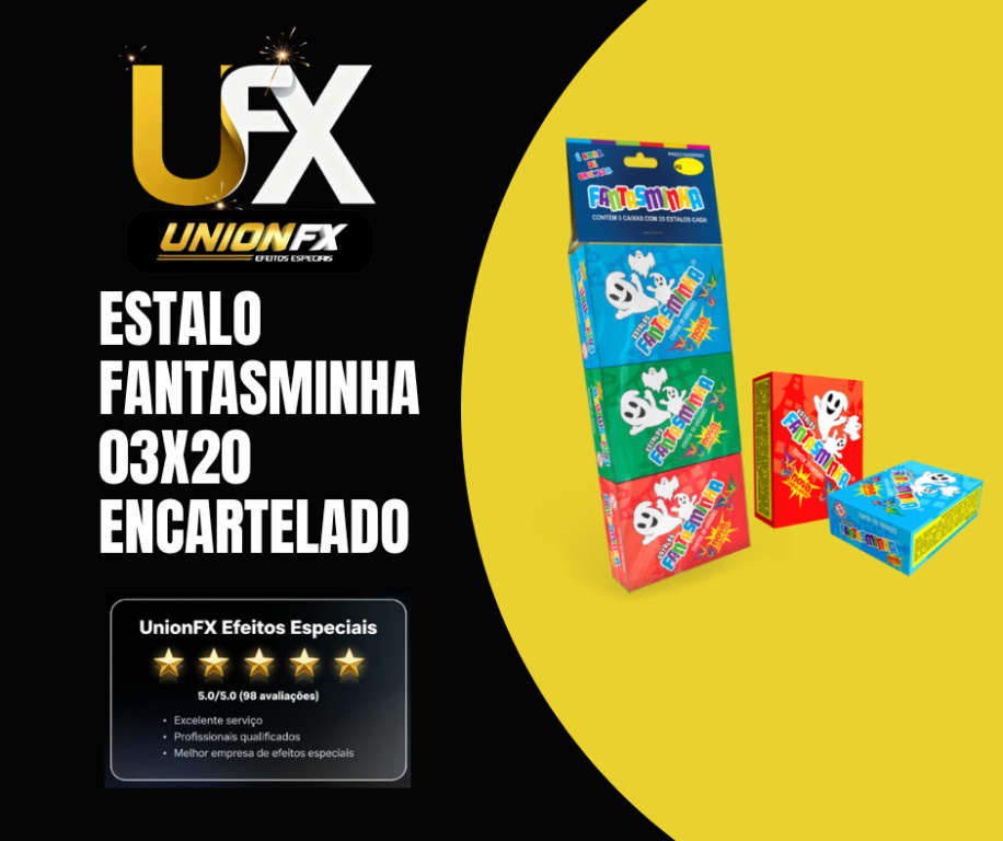 ESTALO FANTASMINHA 03X20 ENCARTELADO