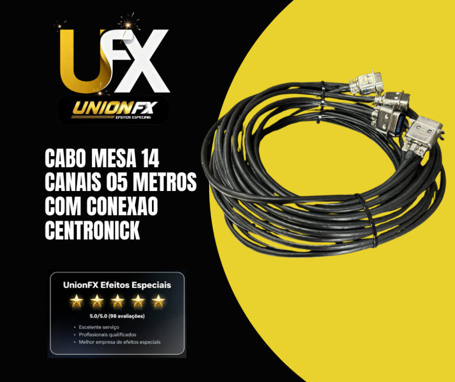 CABO MESA 14 CANAIS 05 METROS COM CONEXAO CENTRONICK