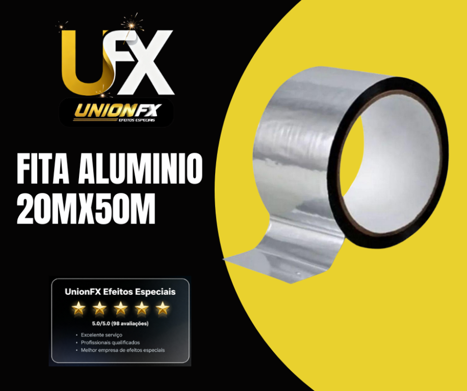 FITA ALUMINIO ANTE CHAMA 20MM X 50M