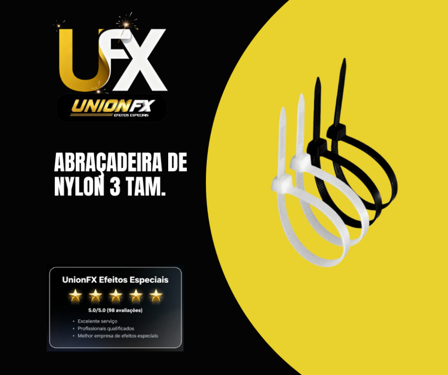 ABRAÇADEIRA DE NYLON 3 TAM.
