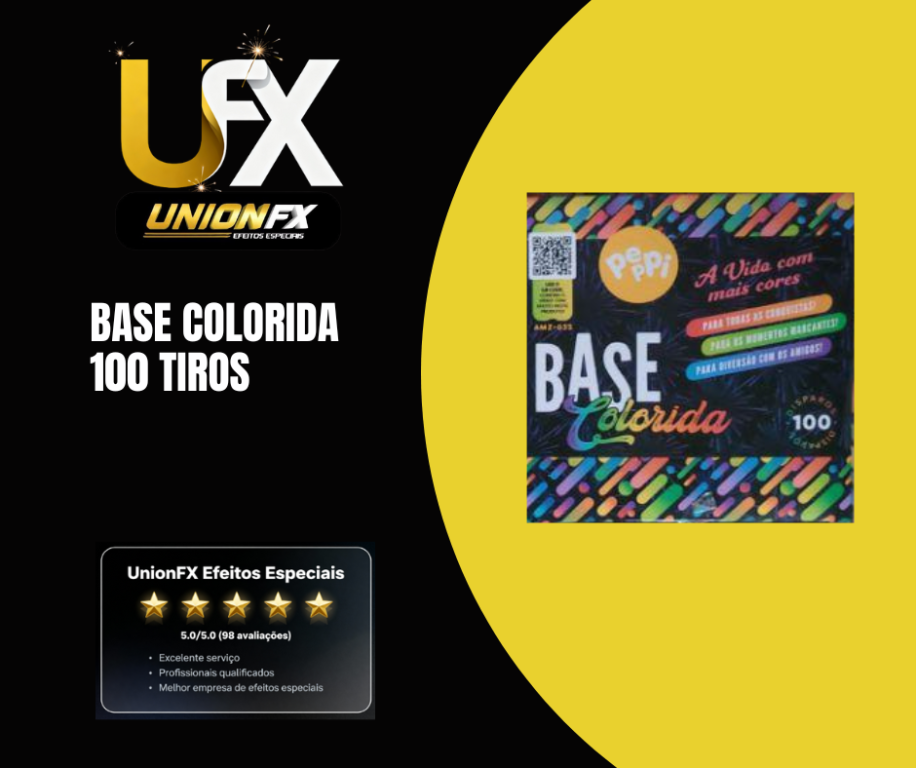BASE COLORIDA 100 TIROS