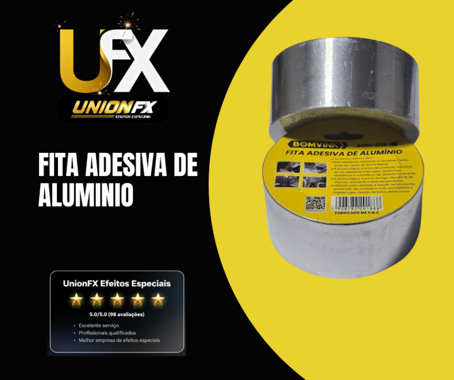 FITA ADESIVA DE ALUMINIO