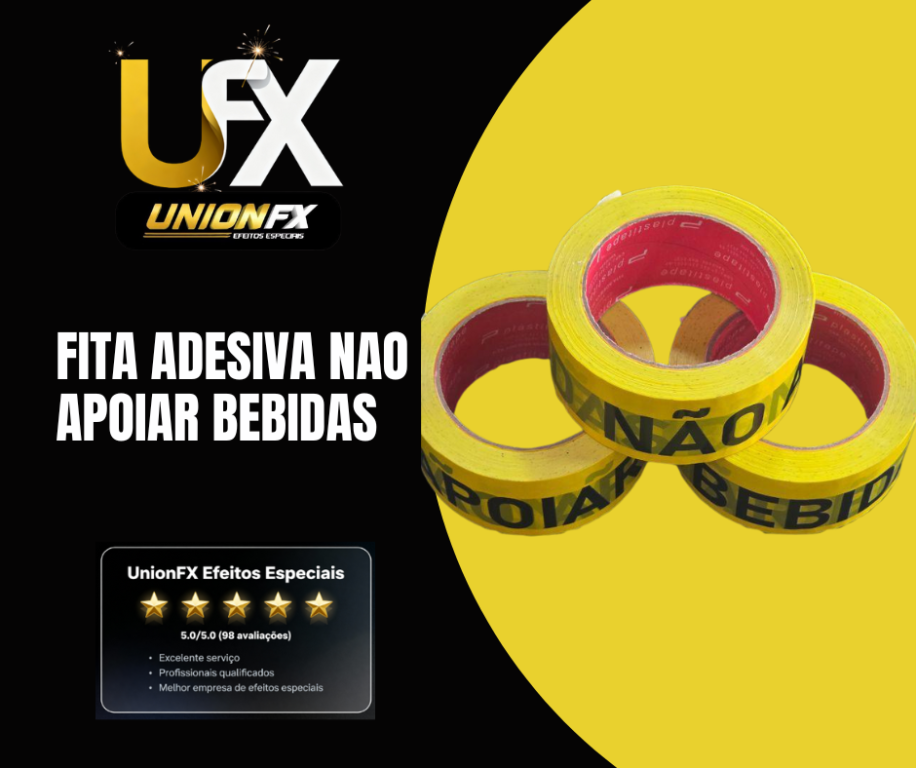 FITA ADESIVA NAO APOIAR BEBIDAS