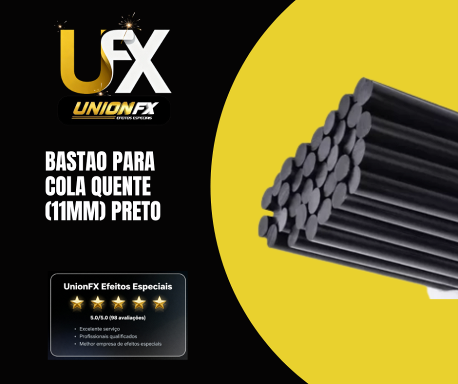 BASTAO PARA UTILIZAÇAO COMO COLA QUENTE (11MM) PRETO