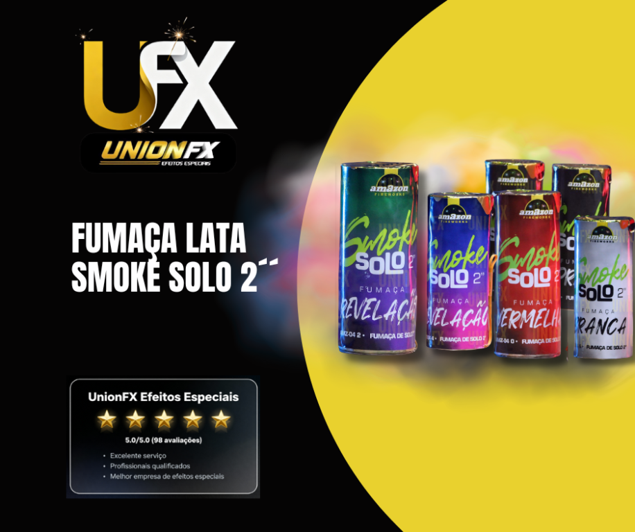 FUMAÇA DE SOLO 2" BLACK PRETA IMPORTADA